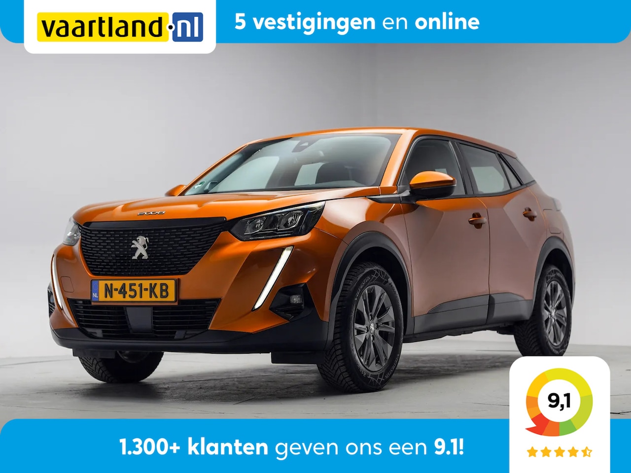 Peugeot 2008 - 1.2 PureTech Active Pack [ LED Navi Camera Climate ] - AutoWereld.nl