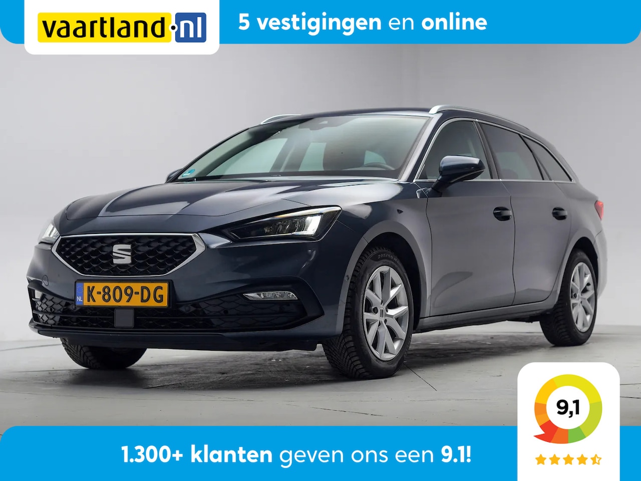 SEAT Leon - 1.5 eTSI Style Launch Edition Aut. [ Adapt.cruise Camera Stoelverwarming ] - AutoWereld.nl