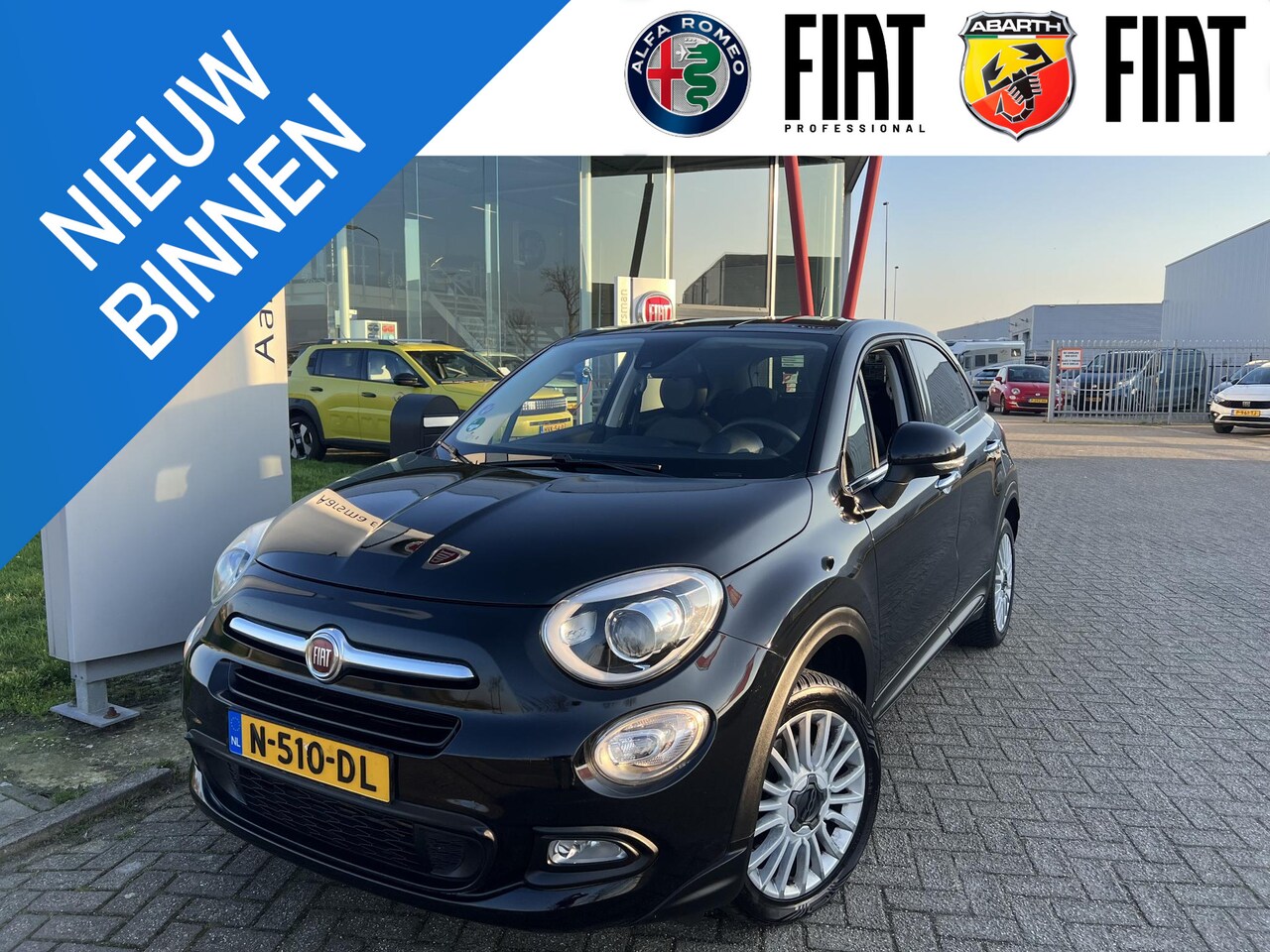 Fiat 500 X - 1.4 Turbo MultiAir Lounge | Stoelverwarming | Navi | Parkeersensoren | Trekhaak - AutoWereld.nl