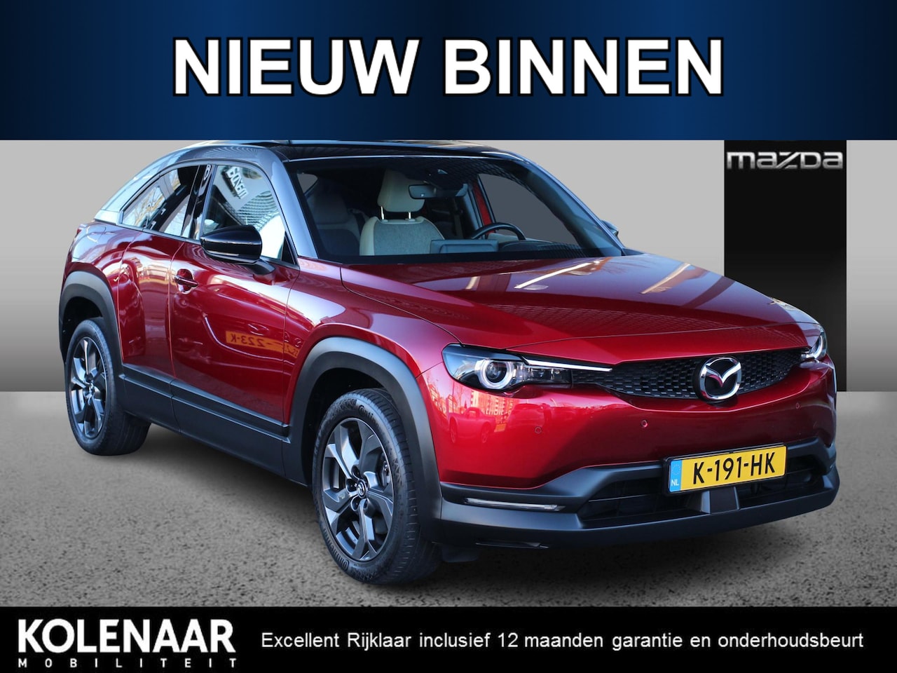Mazda MX-30 - First Edition e-Sky EV 145pk 36 kWh /1e eigenaar/Dealeronderhouden/Navi/HUD/Airco/CarPlay - AutoWereld.nl
