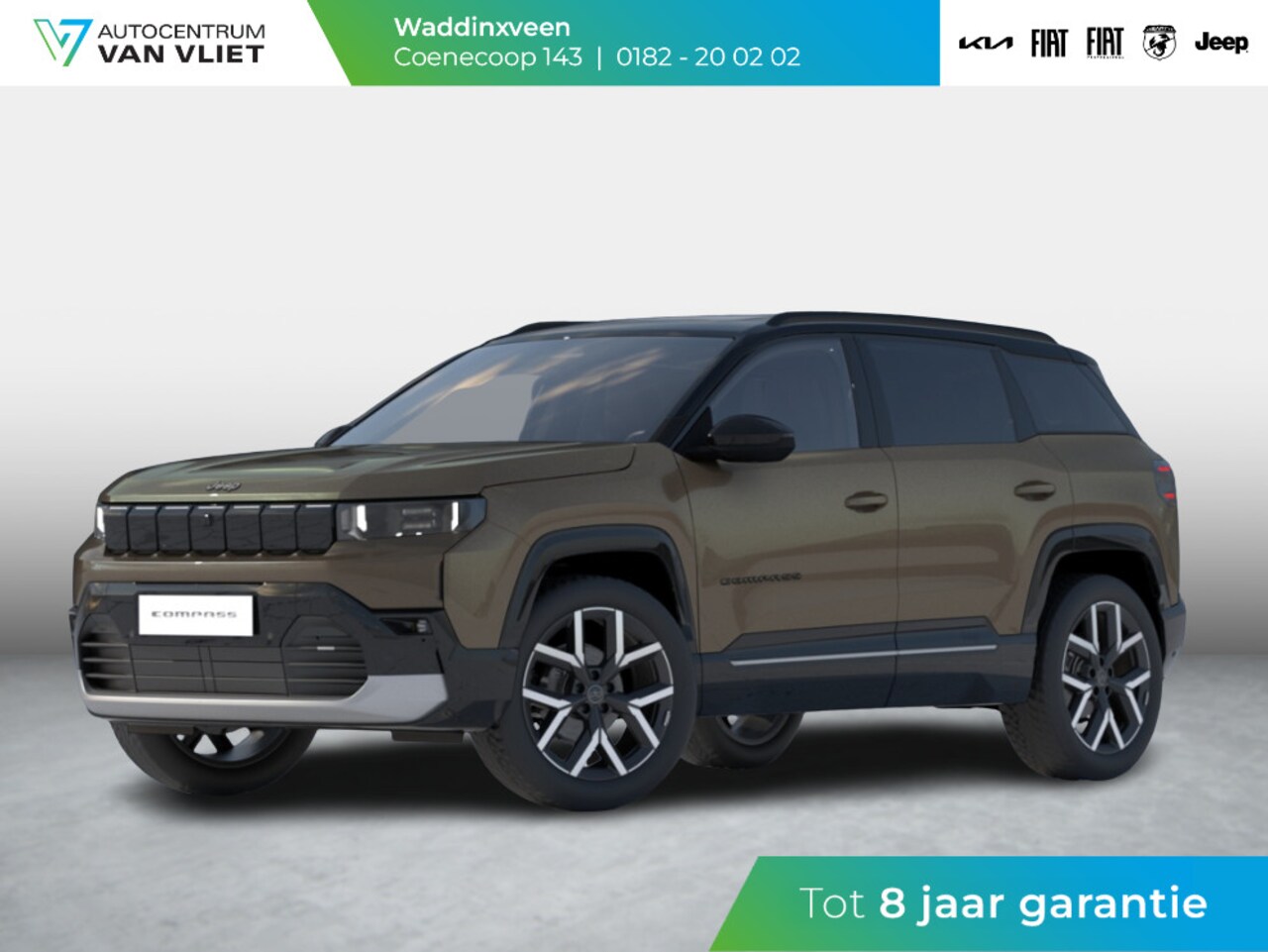 Jeep Compass - First Edition 74 kWh | Uit voorraad leverbaar !| Adapt. Cruise | Camera | Carplay | 19" Al - AutoWereld.nl