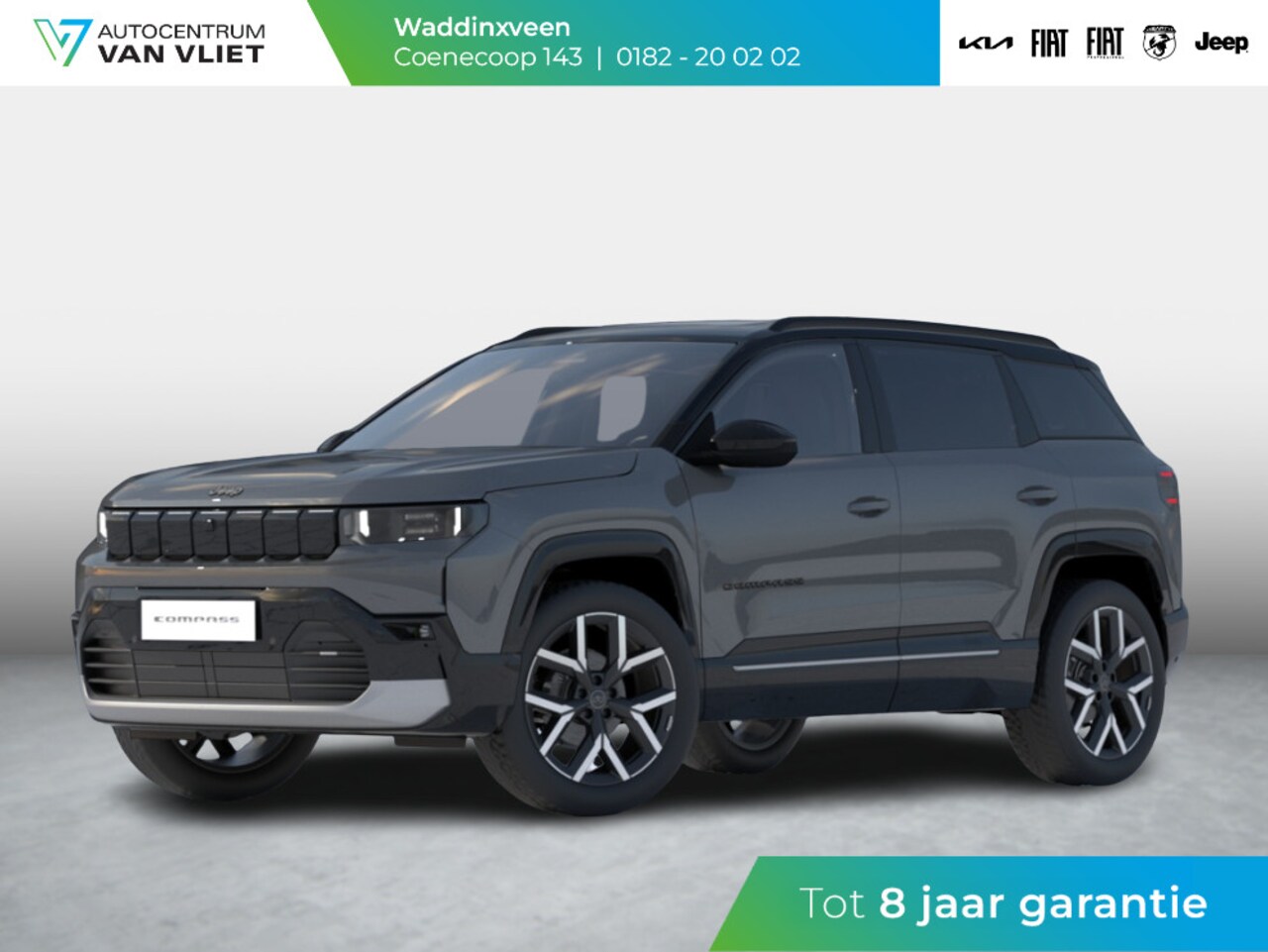 Jeep Compass - First Edition 74 kWh | Uit voorraad leverbaar !| Adapt. Cruise | Camera | Carplay | 20" | - AutoWereld.nl