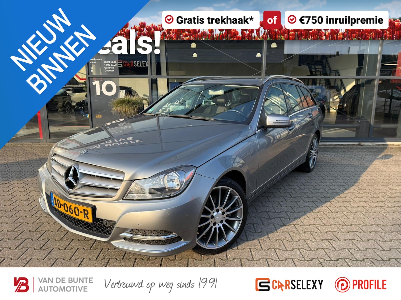 Mercedes-Benz C-klasse Estate - 200 Avantgarde *Stoelverwarming & Cruise Control* - AutoWereld.nl
