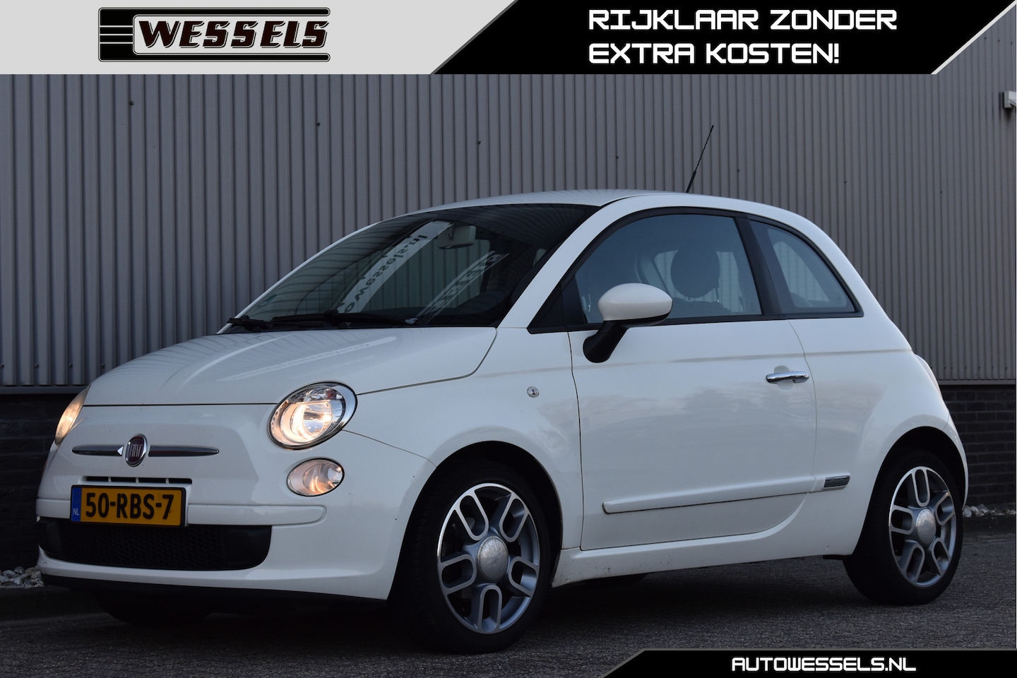 Fiat 500 - 1.2 Pop 4 cilinder, A/C, Radio, Elek. ramen, Orgineel NL - AutoWereld.nl