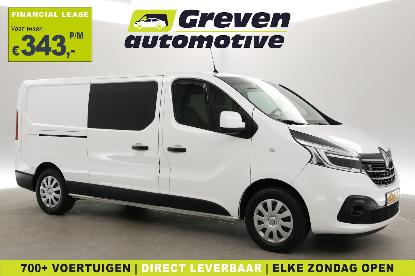 Renault Trafic - 2.0 dCi T29 L2H1 | 146PK | Dubbele Cabine | Aut. | Airco | Camera | Cruise | Navi | Trekha - AutoWereld.nl