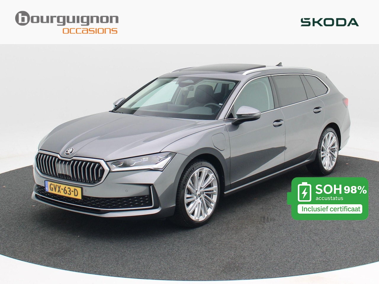 Skoda Superb Combi - 1.5 TSi 204 Pk PHEV Automaat Edition | Trekhaak | Stoel Verwarming | Full LED | Panorama D - AutoWereld.nl