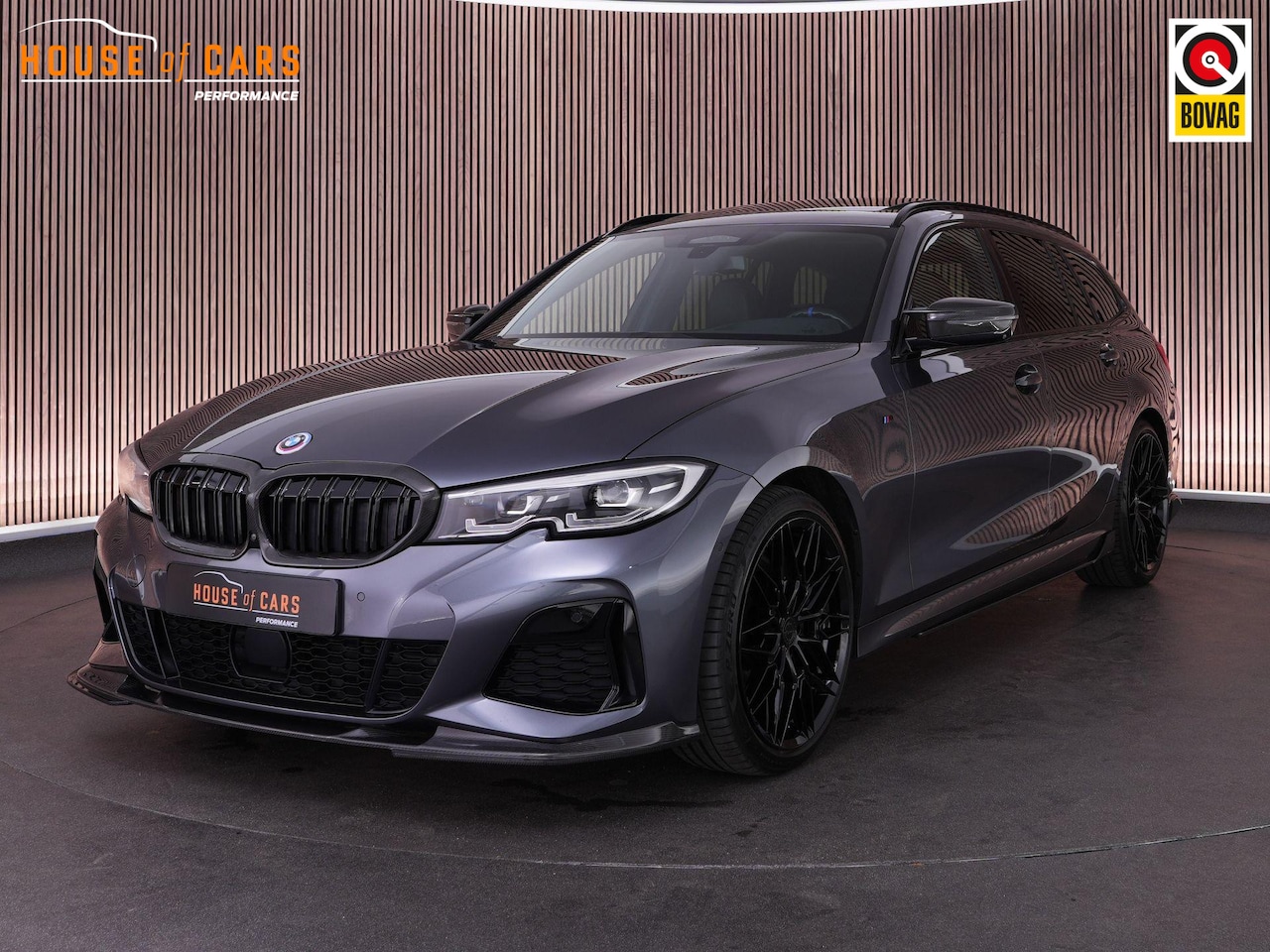 BMW 3-serie Touring - M340i xDrive High Executive |M-sport|dealer onderhouden|Concaver 19"|carbon splitterset|pa - AutoWereld.nl