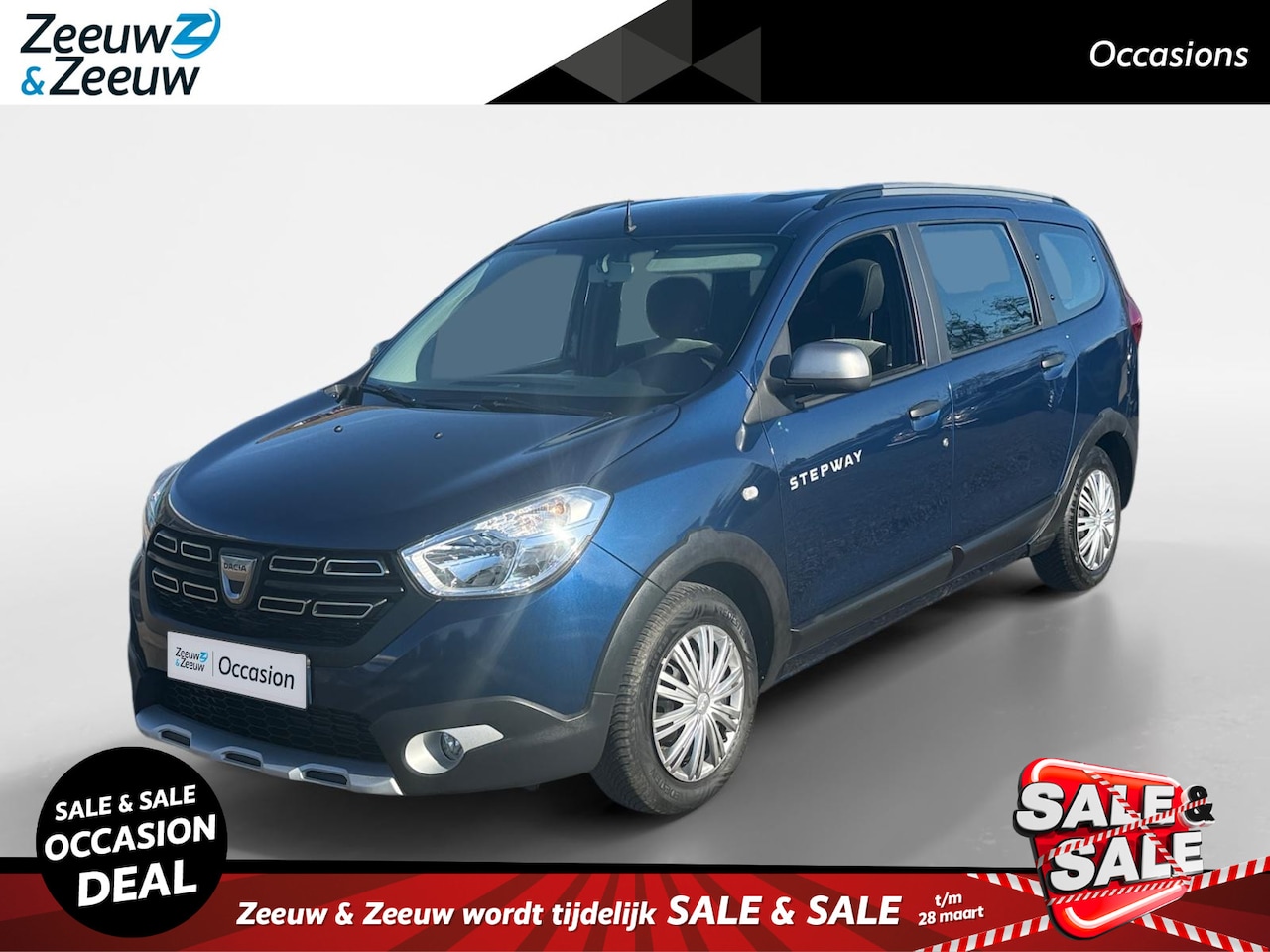 Dacia Lodgy - 1.6 SCe 7p. *Navigatie*Parkeersensoren*Airco*Tel Bluetooth*Nette auto! - AutoWereld.nl