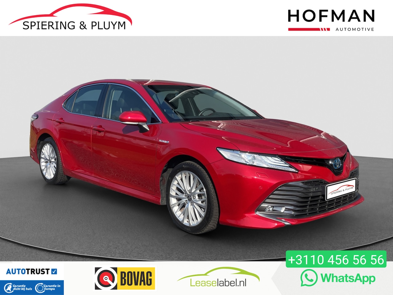 Toyota Camry - 2.5 Hybrid Business + Blindspot | leder | Camera! - AutoWereld.nl