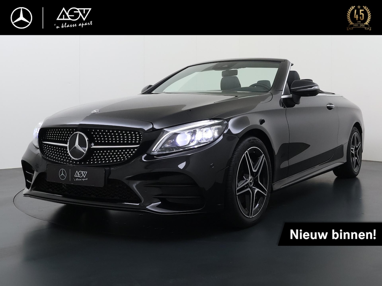 Mercedes-Benz C-klasse Cabrio - 180 Premium Plus Pack 180 Premium Plus Pack ,Burmester Surround, Klasse 3 alarm, Nightpakket - AutoWereld.nl
