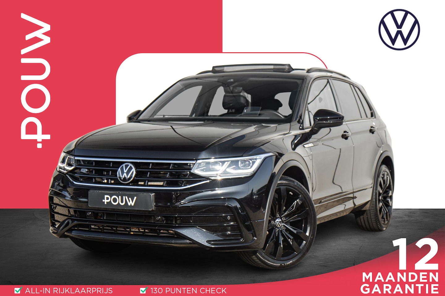 Volkswagen Tiguan - 1.5 TSI 150pk R-Line | Panoramadak | Trekhaak | DCC | Head-up Display | Standkachel | Stoe - AutoWereld.nl