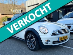 MINI Cabrio - 1.6 Cooper I AIRCO I LEDER I CABRIO I 6 BAK I PARKEERSENSOR I