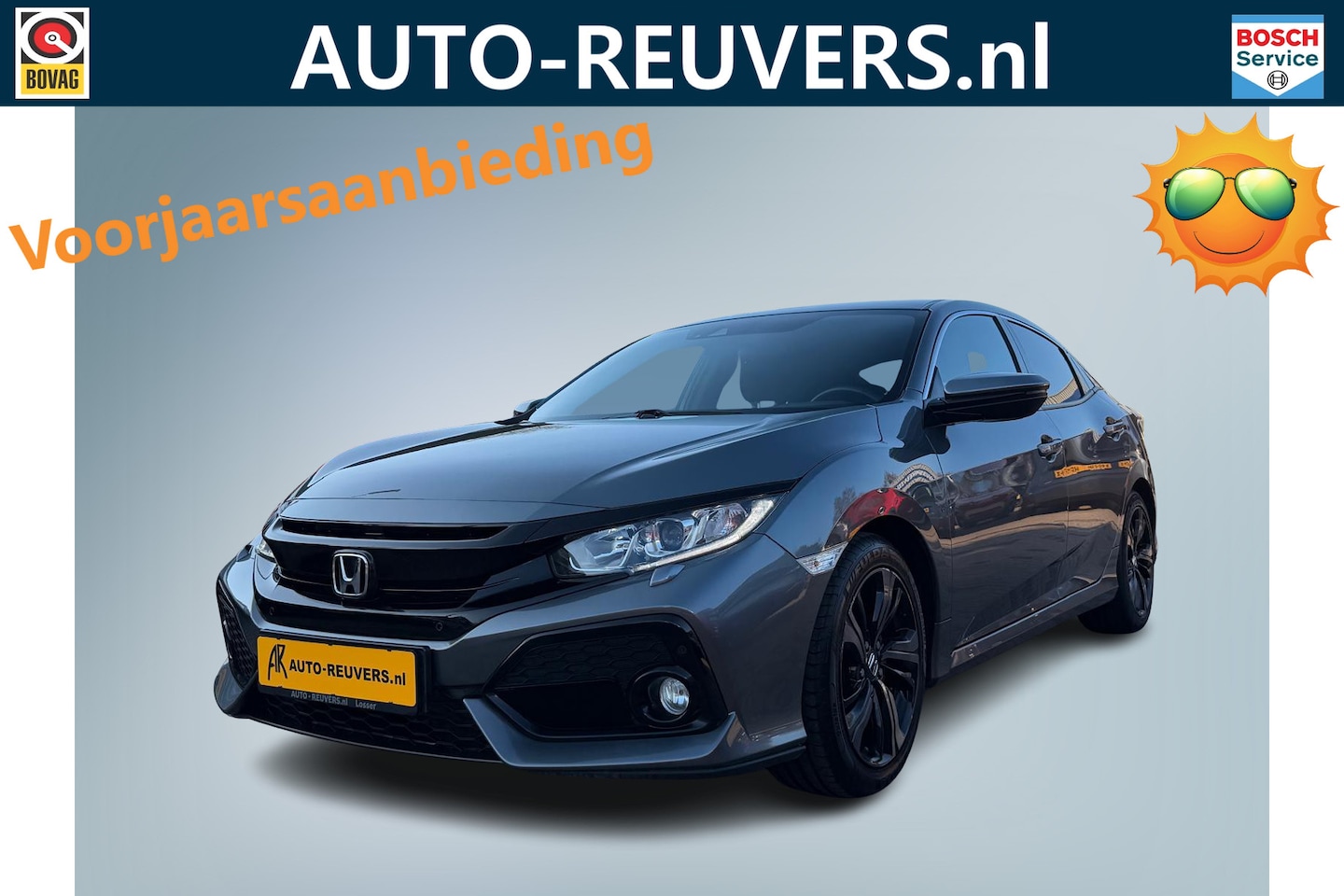 Honda Civic - 1.0 i-VTEC Elegance / Navi / Clime / ACC - AutoWereld.nl