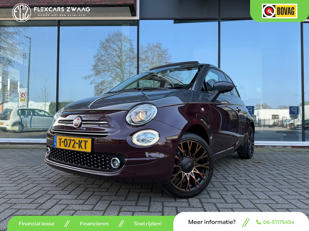 Fiat 500 C - 1.2 Collezione Limited Edition - Navi - Climate - Cruise - Parkeerhulp - AutoWereld.nl