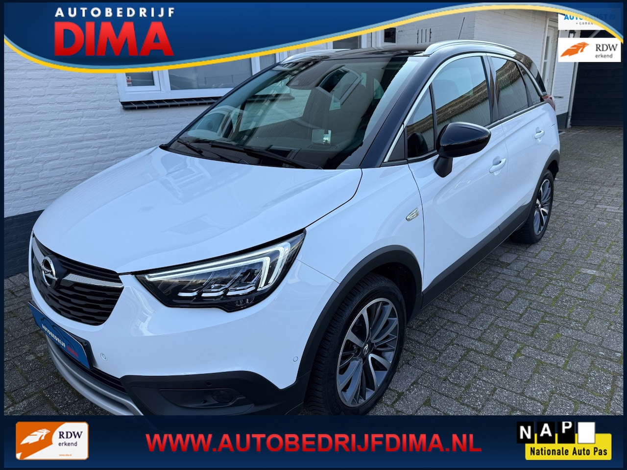 Opel Crossland X - 1.2 Turbo Innovation 130 Pk/ 1e Eigenaar/ Navi/ HUD/ Camera/ Stuur+ Stoelverwarming/ ECC - AutoWereld.nl