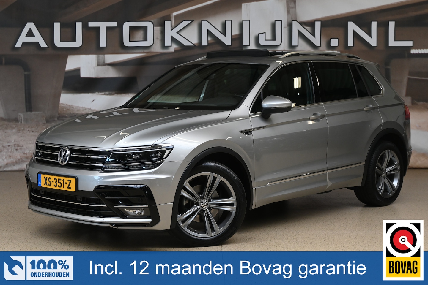 Volkswagen Tiguan - 1.5 TSI 150pk Highline Business R-line | NL-auto | LED | Panoramadak | 100% (Dealer) onder - AutoWereld.nl