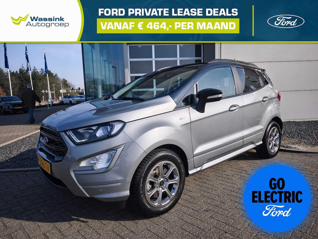 Ford EcoSport - 1.0 EcoBoost 125pk ST-Line X | Trekhaak | Navigatie | Camera | zomer en winterwielen - AutoWereld.nl