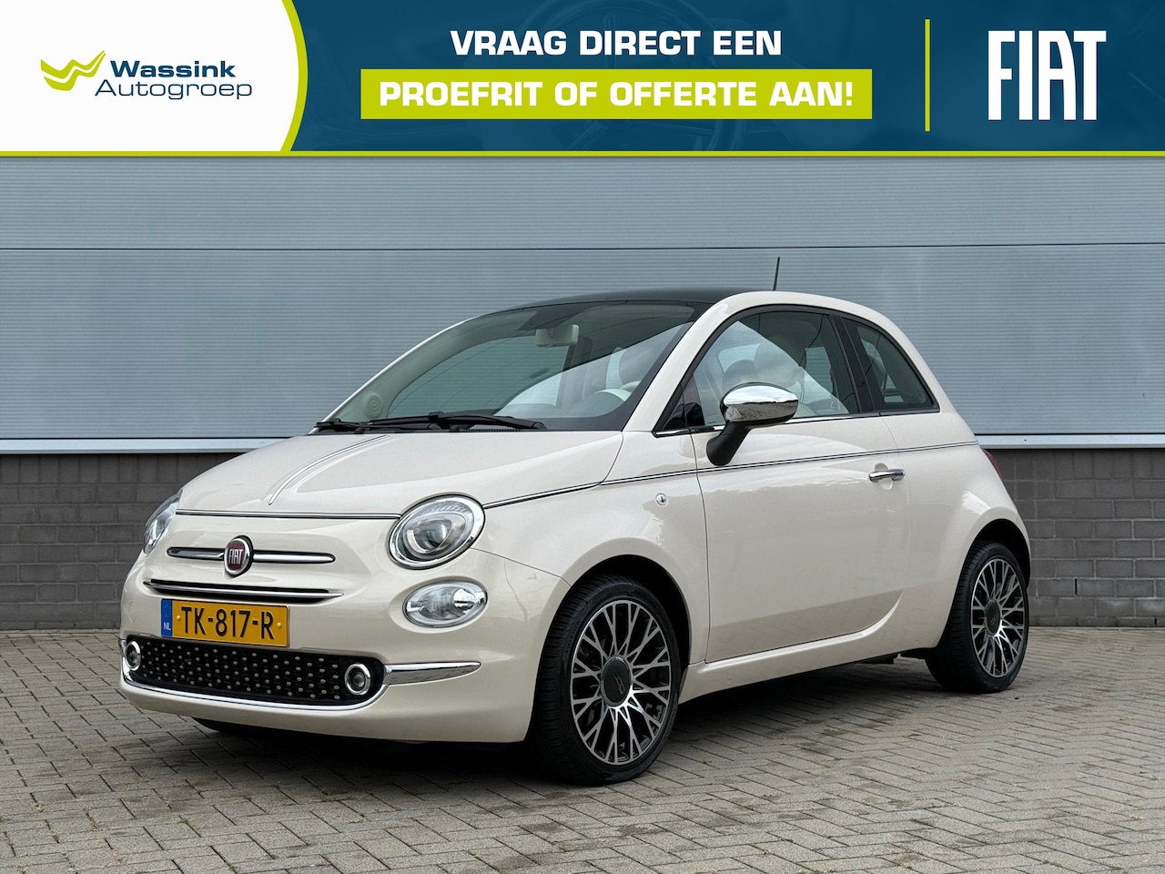 Fiat 500 - TwinAir Turbo 80 pk Collezione | Cruise Control | Parkeersensoren | Panoramadak | Airco - AutoWereld.nl
