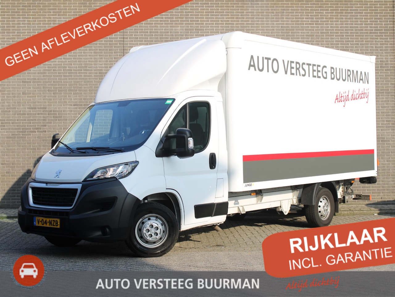 Peugeot Boxer - 2.2 BlueHDi 140 L3H2 3.5t Bakwagen met laadklep, Navigatie, Achteruitrijcamera, Elektr. Ra - AutoWereld.nl