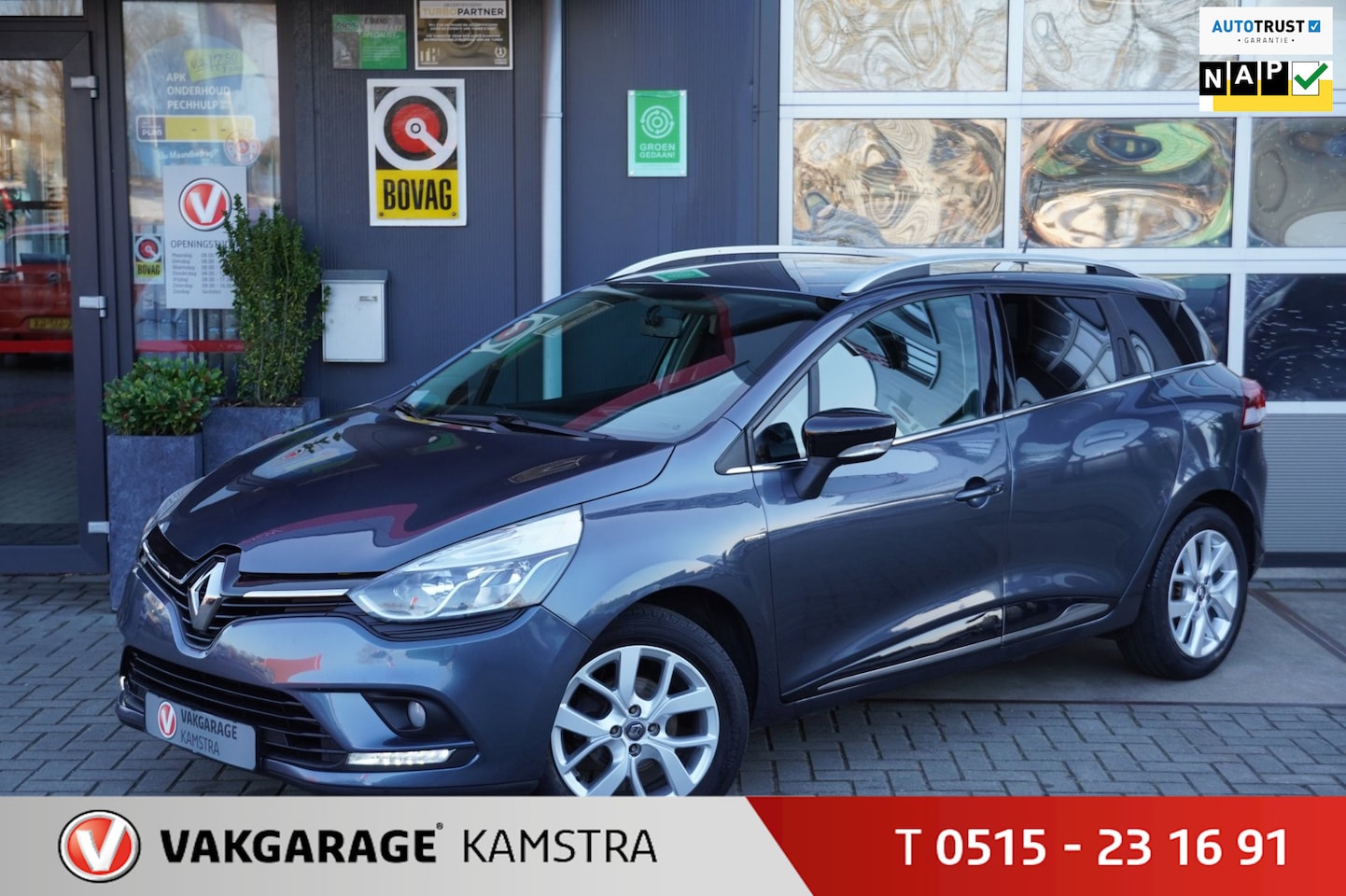 Renault Clio Estate - 0.9 TCe NAP Navi/PDC/Airco/Cruise/Trekh. - AutoWereld.nl