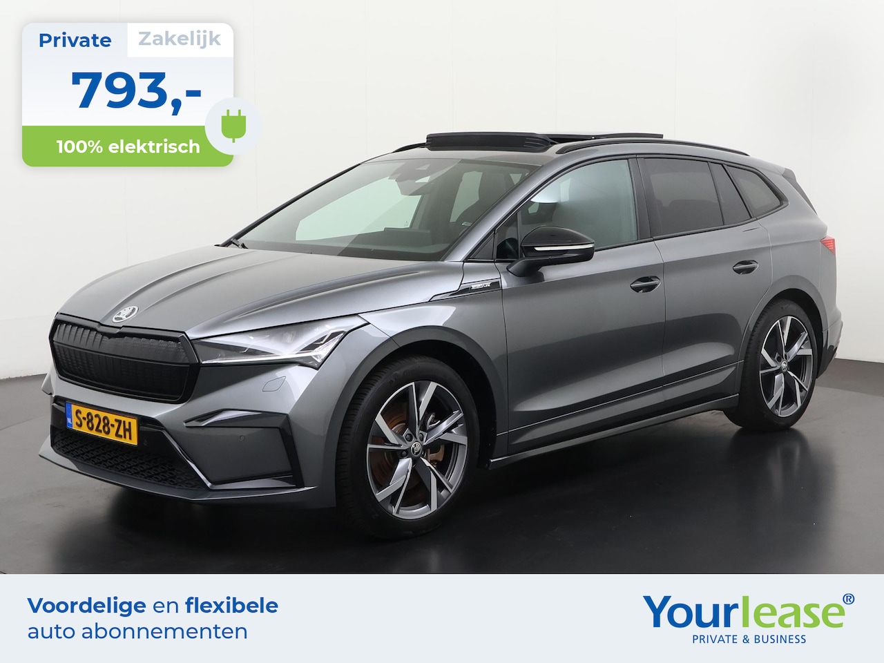 Skoda Enyaq iV - 80 Sportline | All-in 793,- Private Lease | Direct uit voorraad - AutoWereld.nl