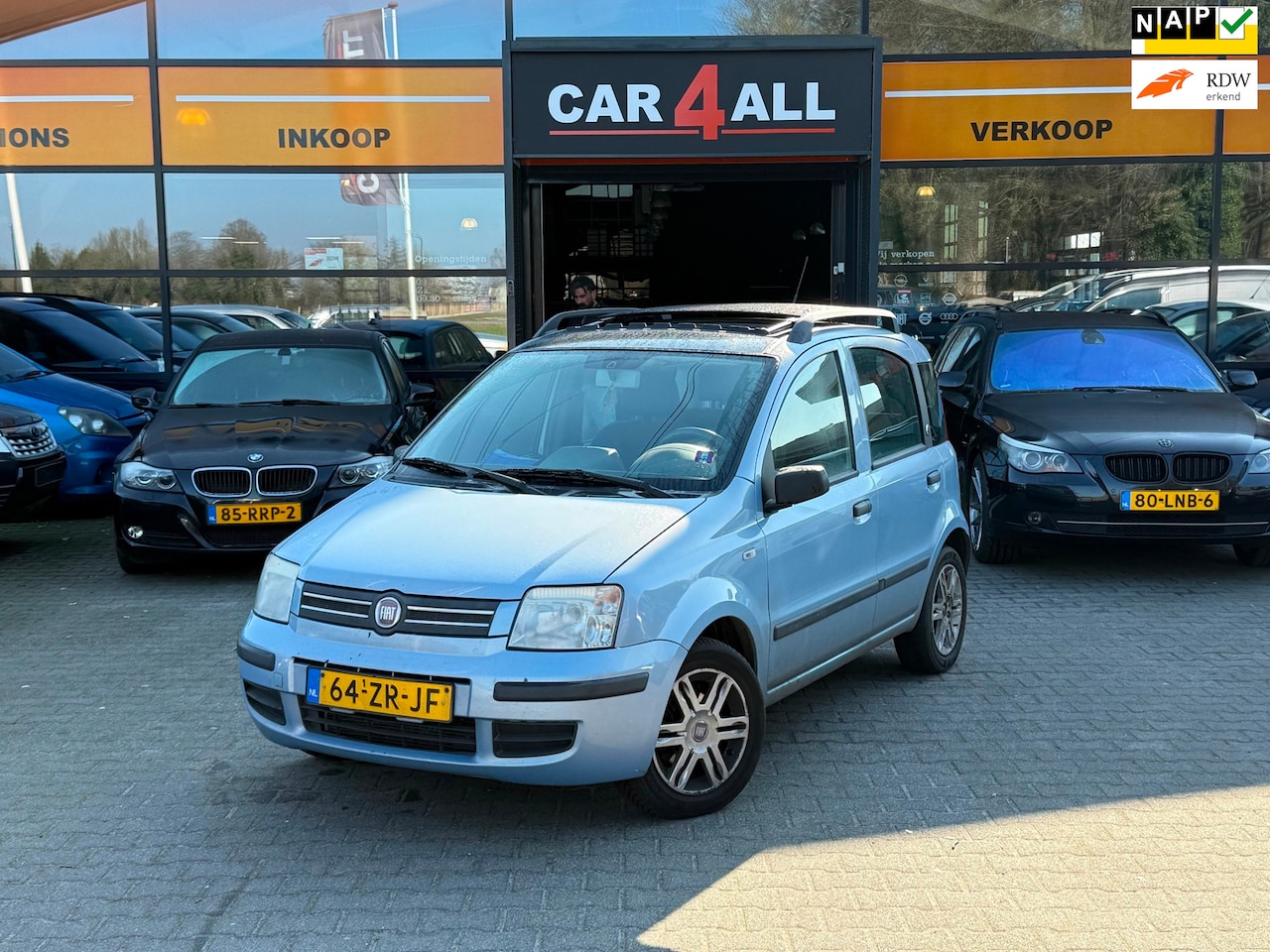 Fiat Panda - 1.2 Emotion PANODAK/AIRCO/APK 15-10-2026/DAKRAILS - AutoWereld.nl