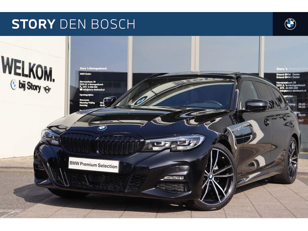 BMW 3-serie Touring - 320i High Executive M Sport Automaat / Panoramadak / Sportstoelen / Active Cruise Control - AutoWereld.nl