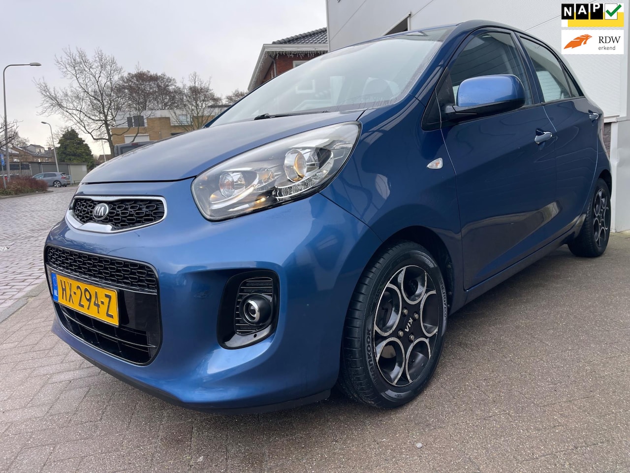 Kia Picanto - 1.0 CVVT DynamicLine/Cruise-c/Climate-c/Dealer-onderhouden/Mooie auto/Bluetooth - AutoWereld.nl