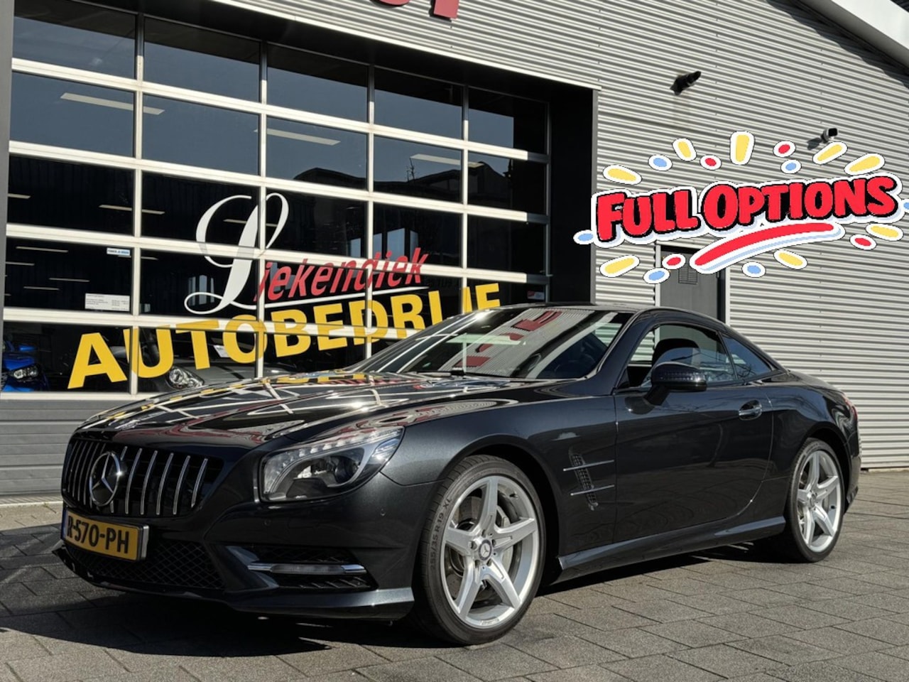 Mercedes-Benz SL-klasse Cabrio - 350 Panorama dak I Navigatie I Leer I 53.000 KM I Dealer onderhouden - AutoWereld.nl