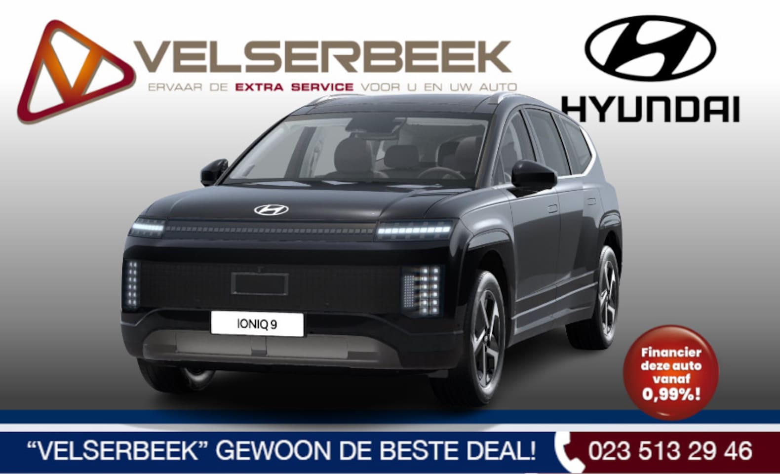 Hyundai IONIQ 9 - Connect+ AWD 7p. 110.3 kWh **NIEUW**DIRECT RIJDEN** - AutoWereld.nl
