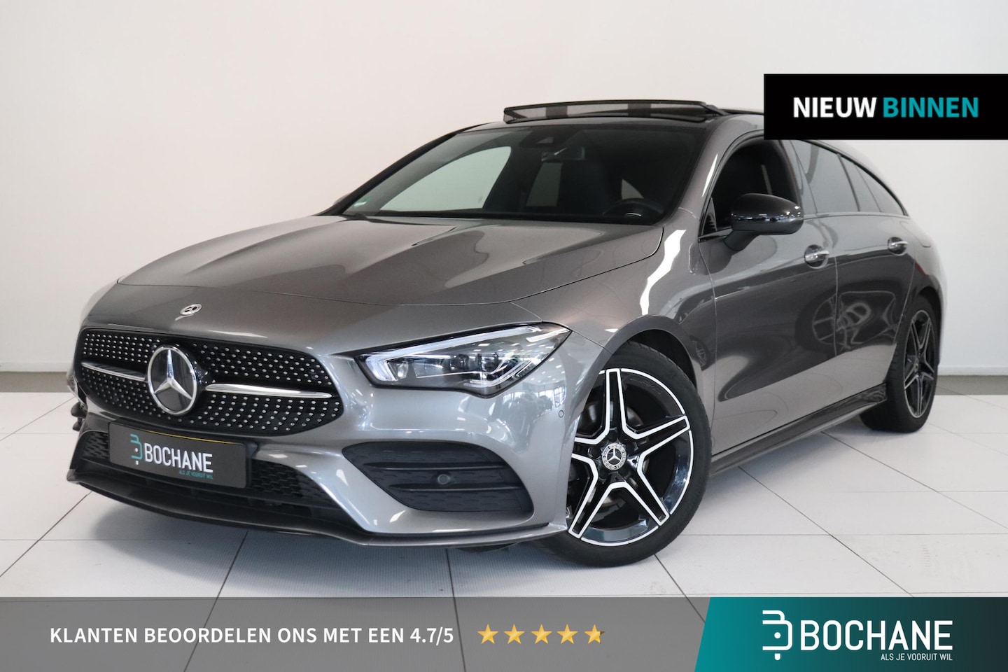 Mercedes-Benz CLA-klasse Shooting Brake - 180 Business Solution AMG | Panoramadak | 18"Lichtmetaal | Trekhaak | Stoelverwarming | - AutoWereld.nl