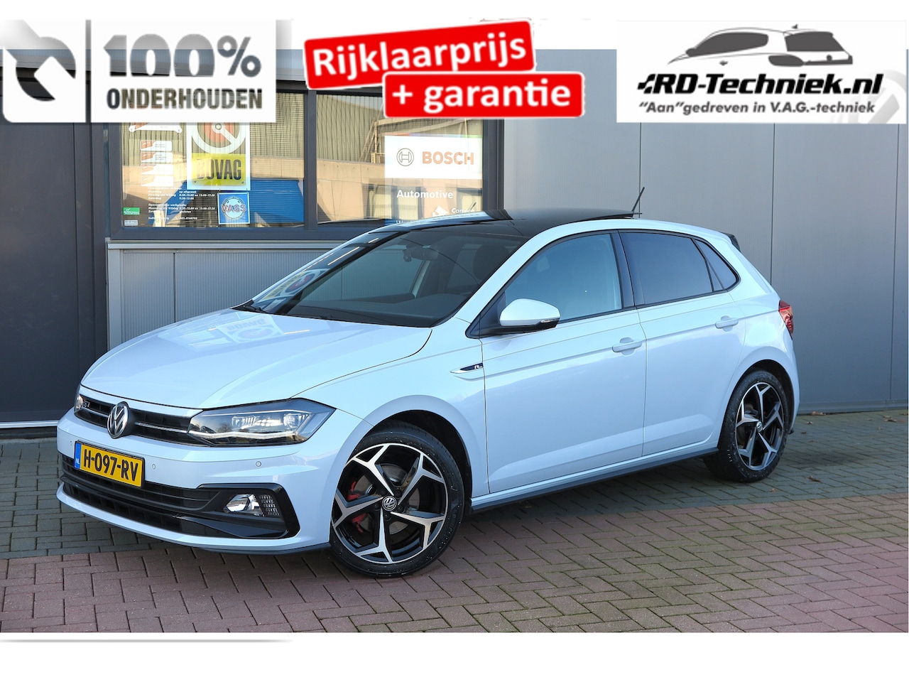 Volkswagen Polo - 1.5 TSI 150pk DSG 3x R-line Highline Led , Panorama schuifdak, Virtual cockpit , Stoelverw - AutoWereld.nl