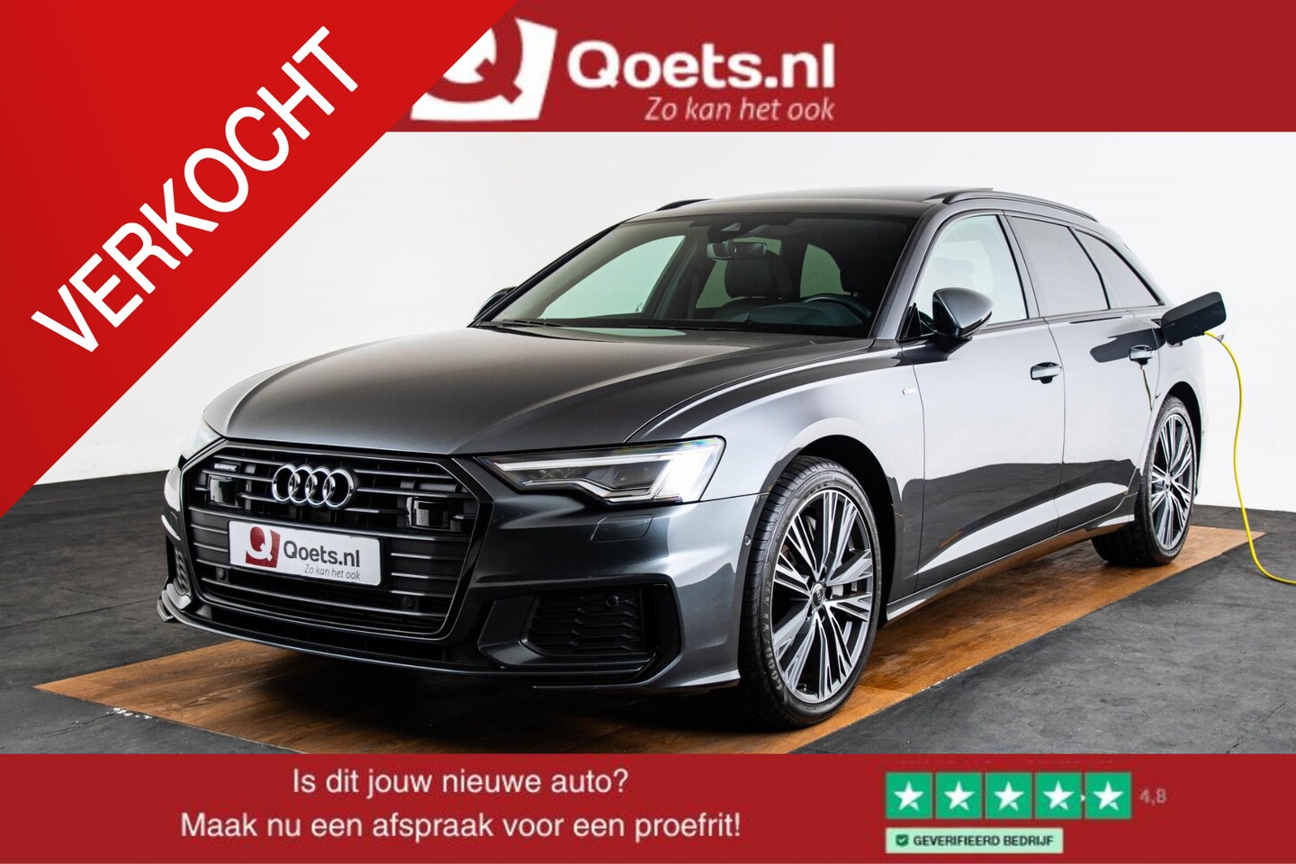 Audi A6 Avant - 50 TFSI e quattro S edition Trekhaak - Panoramadak - Adaptive Cruise Control - Audi design - AutoWereld.nl