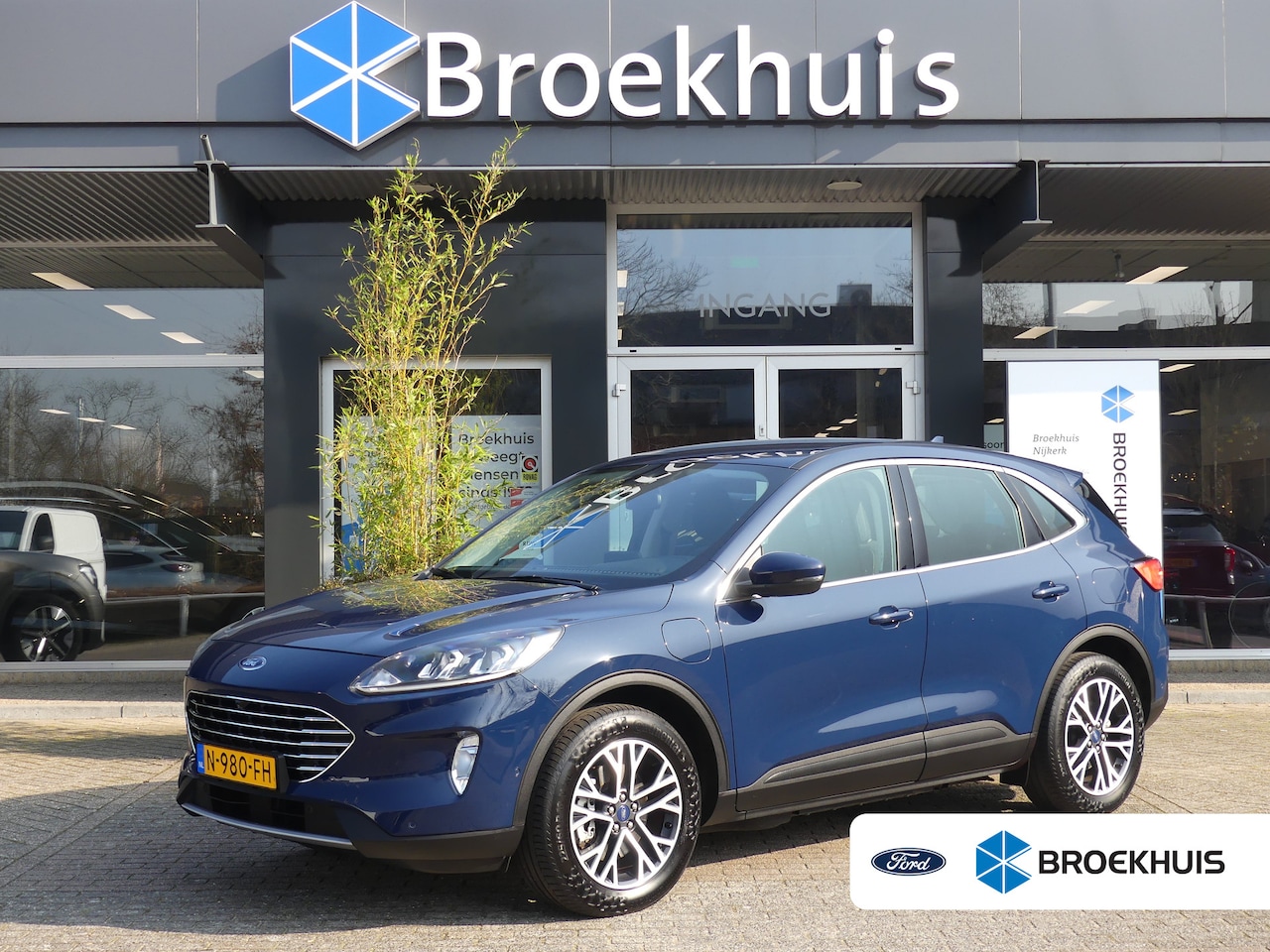 Ford Kuga - 2.5 PHEV 225PK Titanium | ADAPTIVE CRUISE | DODEHOEKDETECTIE | CAMERA | 18'' LMV | PARKEER - AutoWereld.nl