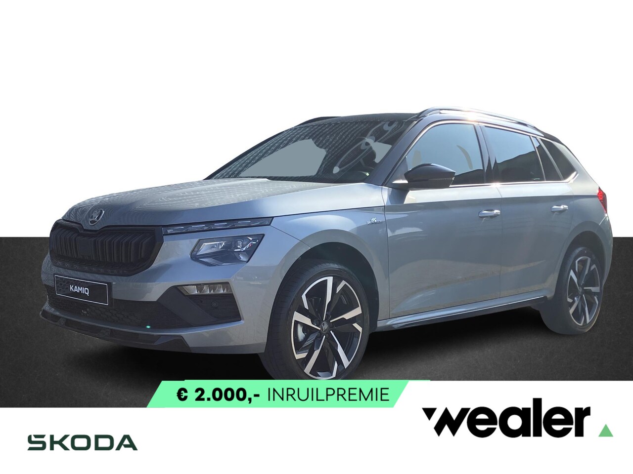 Skoda Kamiq - Monte Carlo 1.0 TSI 115 PK | Winterpakket | 18" Lichtmetalen velgen | Adaptieve cruise con - AutoWereld.nl