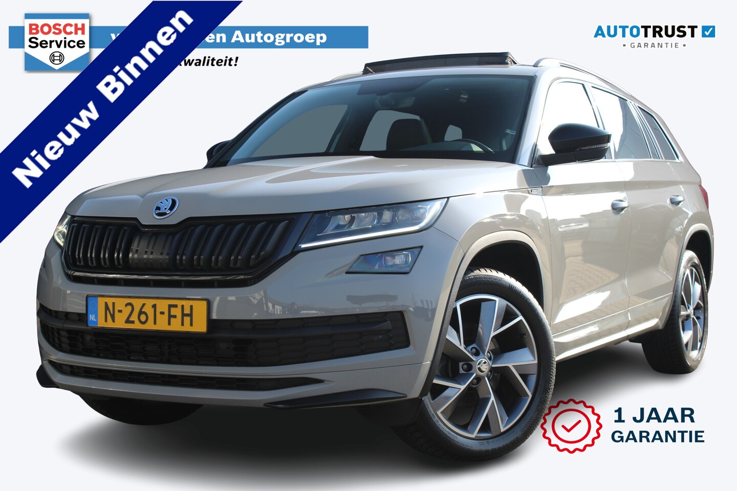 Skoda Kodiaq - 1.5 TSI Sportline Business | Incl. 12 maanden garantie | Trekhaak | Schuif/kantel dak | Pr - AutoWereld.nl