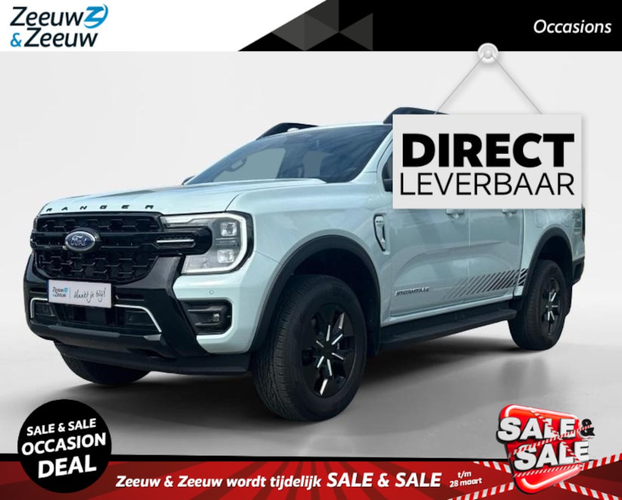 Ford Ranger - Stormtrak Double Cab 2.3 PHEV 206 kW / 279 pk | | € 10.000 BPM Voordeel - Uit Voorraad Lev - AutoWereld.nl