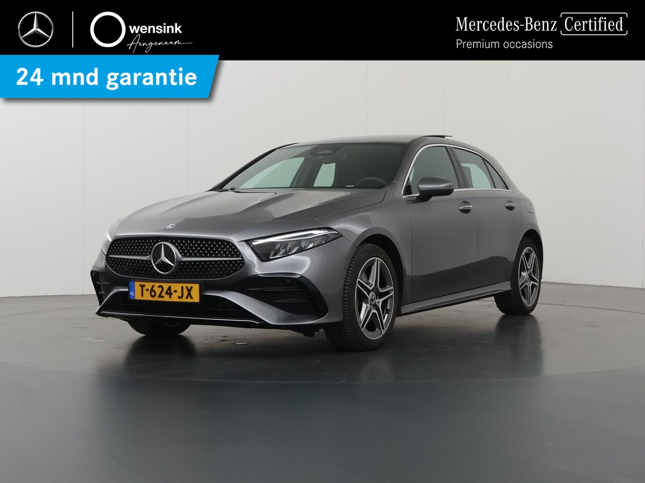 Mercedes-Benz A-klasse - 250 e AMG Line | Achteruitrijcamera | Panoramadak | Sfeerverlichting | Stoelverwarming | - AutoWereld.nl