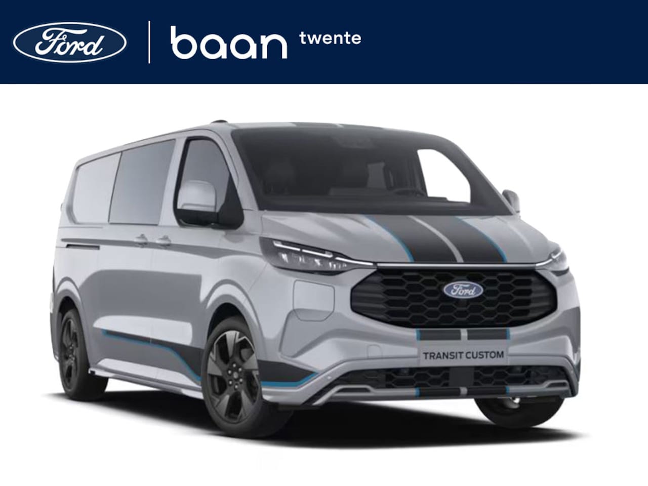 Ford Transit Custom - 320 2.5 PHEV L2H1 Sport Dubbel Cabine | FULL OPTION | - AutoWereld.nl