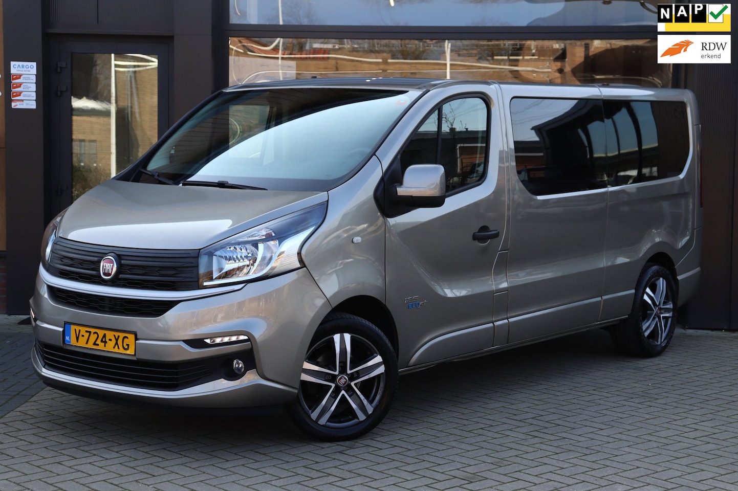 Fiat Talento - 1.6 MJ EcoJet L2H1 DC Basis | NAP | Leder | 125 PK | Dubbel Cabine | Navi | Airco | Cruise - AutoWereld.nl