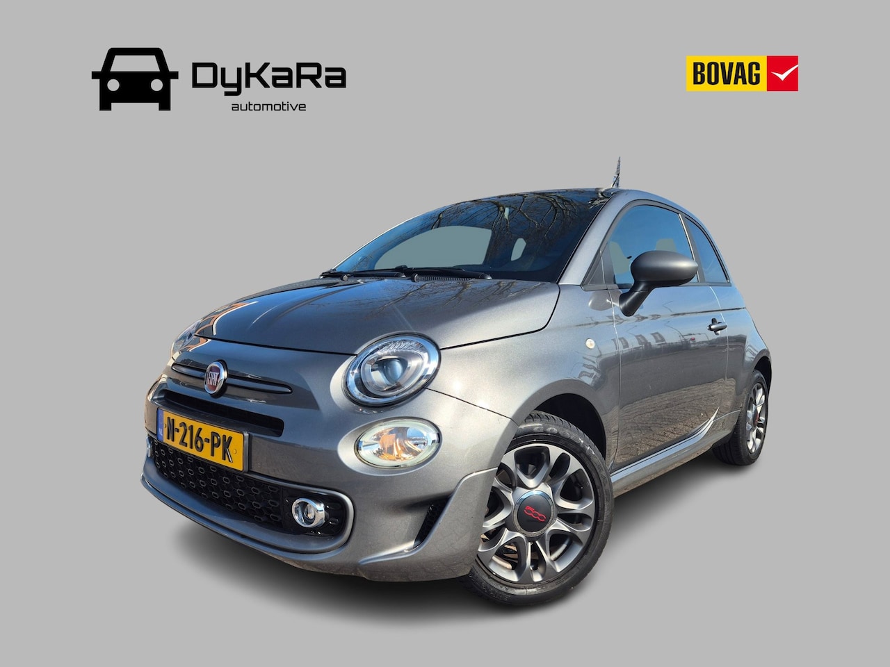 Fiat 500 - S 1.2 Carplay, Half leder - AutoWereld.nl