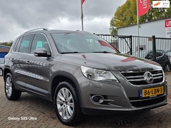 Volkswagen Tiguan - 2.0 TSI Sport&Style 4Motion 200pk Dealer onderhouden leerbekeleding stoelverwarming achter