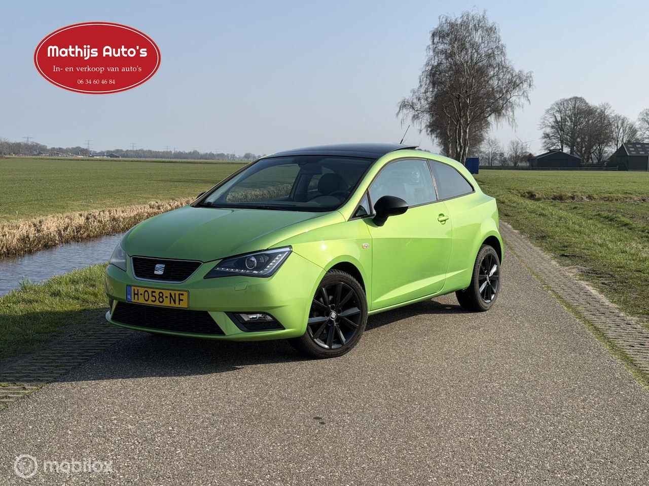 SEAT Ibiza - 1.4 Style Pano Leder! Nette auto! Goed onderhouden! Stoelverwarming! - AutoWereld.nl