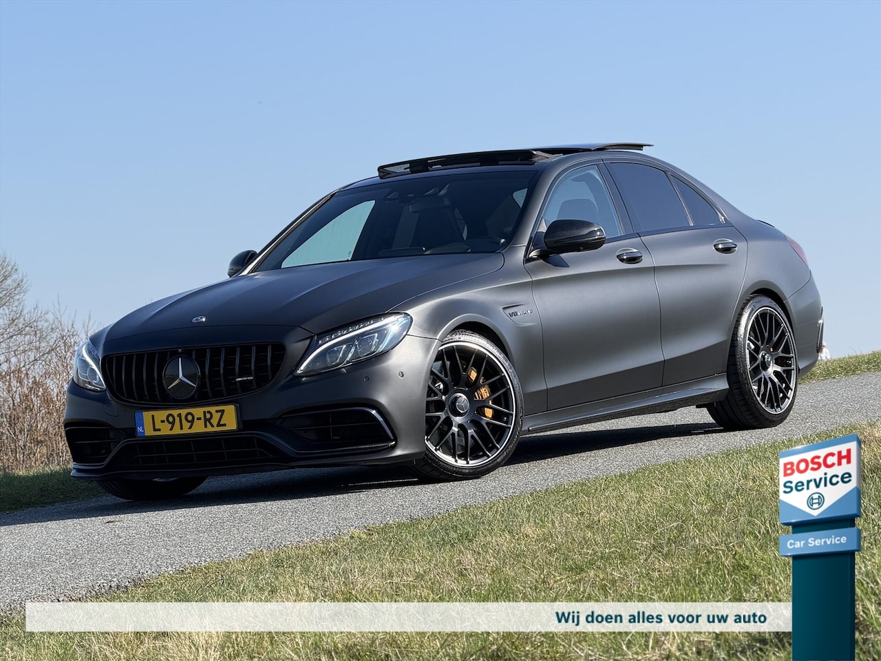 Mercedes-Benz C-klasse - C63 S AMG 600PK / Full Option / Pano / Milltek / Keramisch / Schaalstoelen / Head-up / Dow - AutoWereld.nl