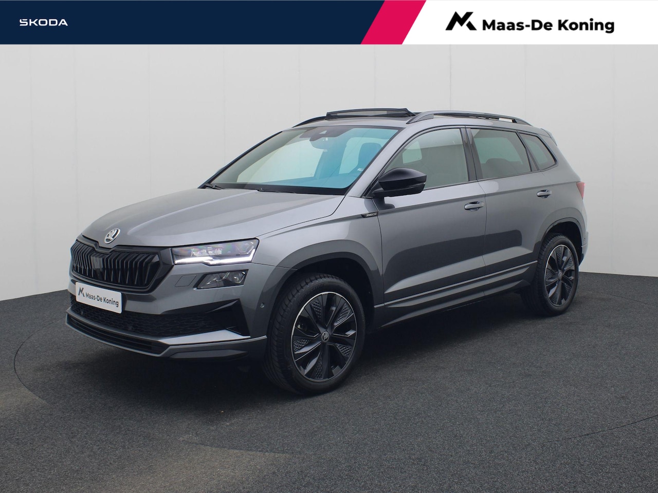 Skoda Karoq - 1.5TSI/150PK ACT Sportline DSG · Panoramadak · Navigatie · Apple/Android Car Play · Garant - AutoWereld.nl