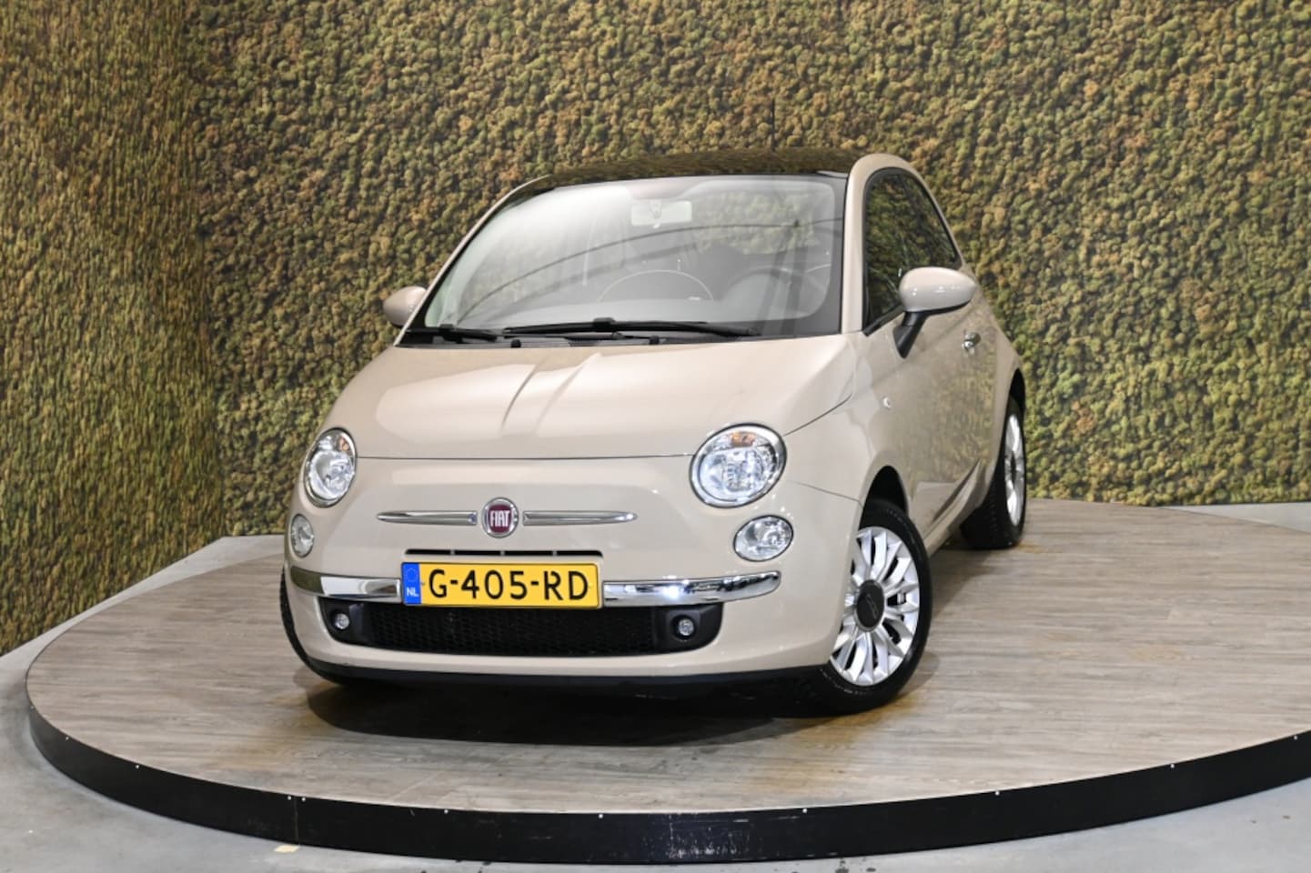 Fiat 500 - 1.2 Lounge | Cappuccino | P.sensor | Panorama - AutoWereld.nl