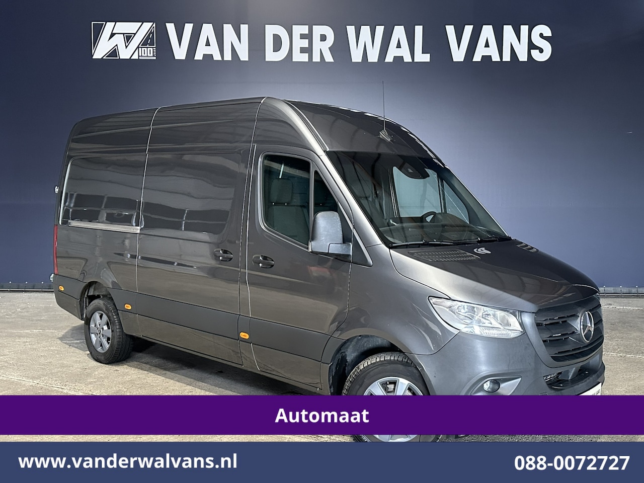 Mercedes-Benz Sprinter - 317 CDI 170pk 9G-Tronic Automaat 3500kg Trekhaak L2H2 Euro6 Airco | Camera | Navigatie | A - AutoWereld.nl