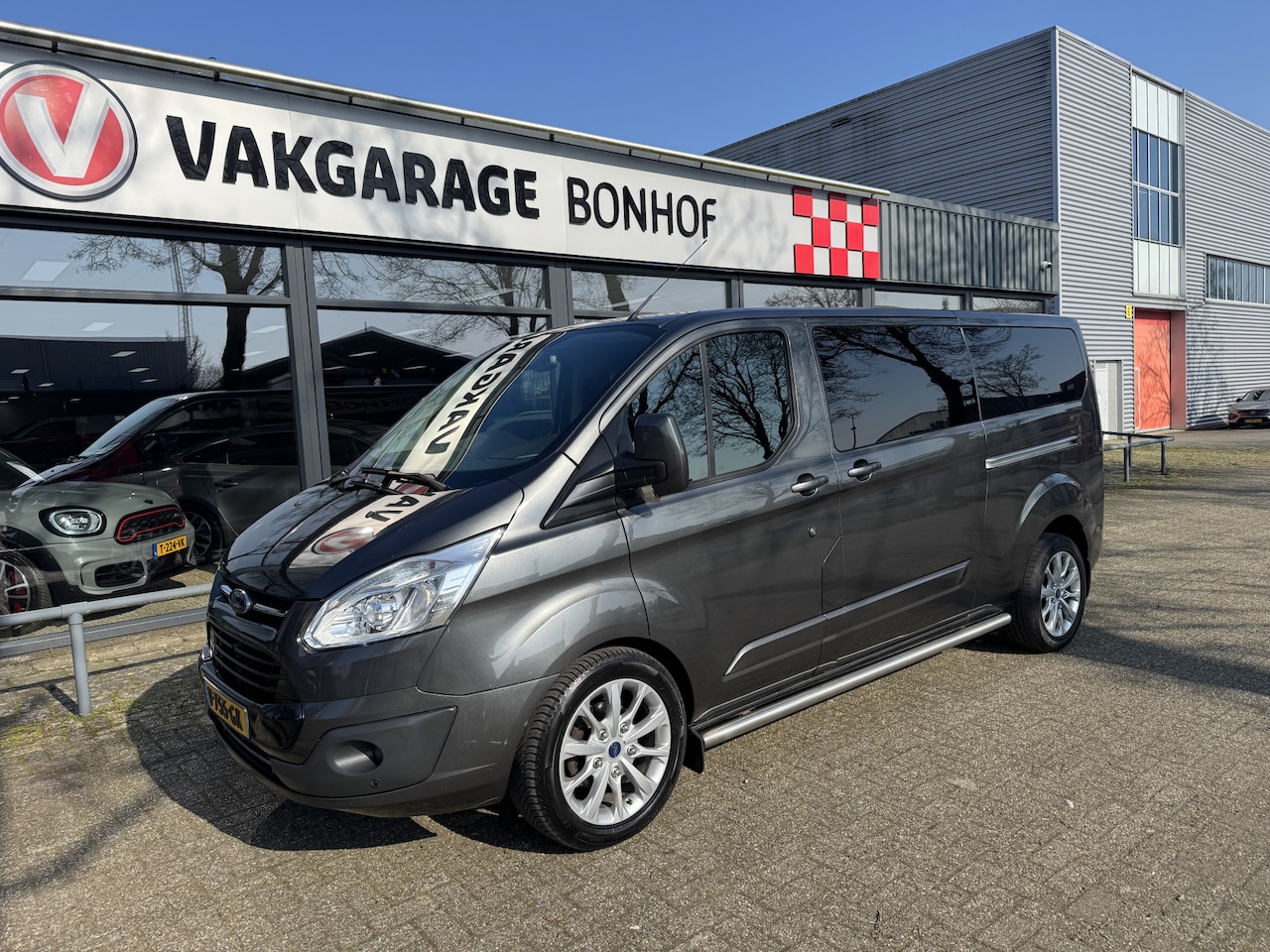 Ford Transit Custom - 340 2.0 TDCI L2H1 Limited DC 2XSCHUIF-AUTOMAAT-LEDER-CAMERA - AutoWereld.nl