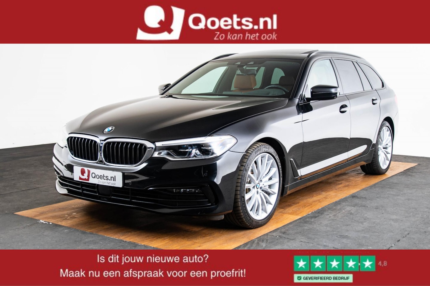 BMW 5-serie Touring - 540i xDrive High Executive Sportline - panoramadak - Comfortstoelen - Comfort Access - Dri - AutoWereld.nl