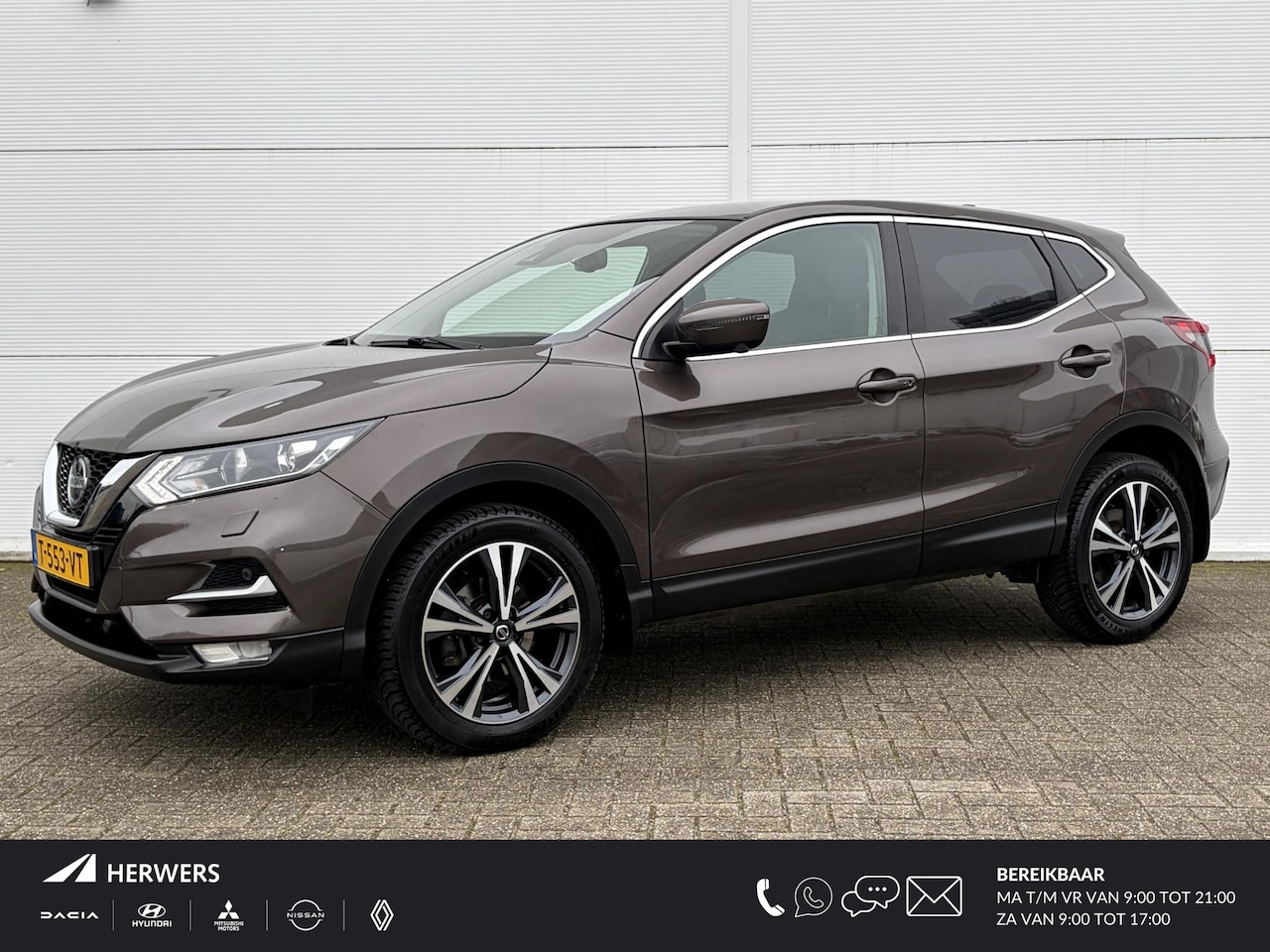 Nissan Qashqai - 1.3 DIG-T N-Connecta / Airco (automatisch) / Apple Carplay/Android Auto / Lichtmetalen vel - AutoWereld.nl